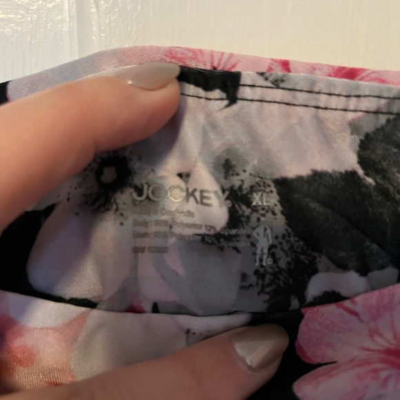 Floral Jockey Workout Pants, Size XL - Picture 5 of 5